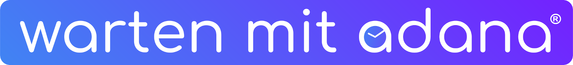 Logo von wartenmitadana - das Aufrufsystem ohne Namensnennung für Arztpraxis, MVZ und Krankenhaus