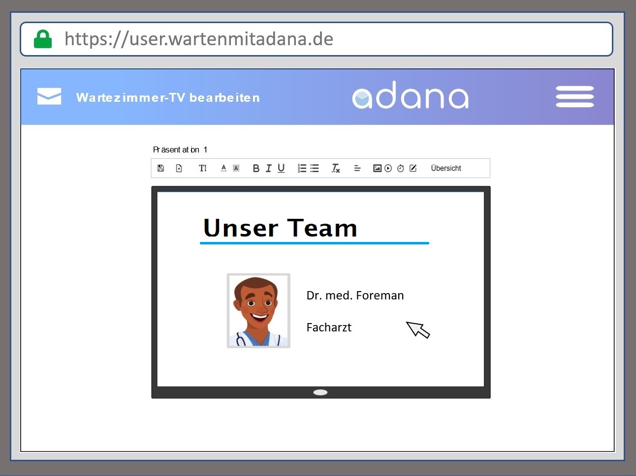 Anleitung Wartezimmerfernsehen selbst erstellen